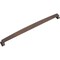 Jeffrey Alexander 305 mm Center Brushed Oil Rubbed Bronze Square-to-Center Square Renzo Cabinet Cup Pull 141-305DBAC - alternate 7